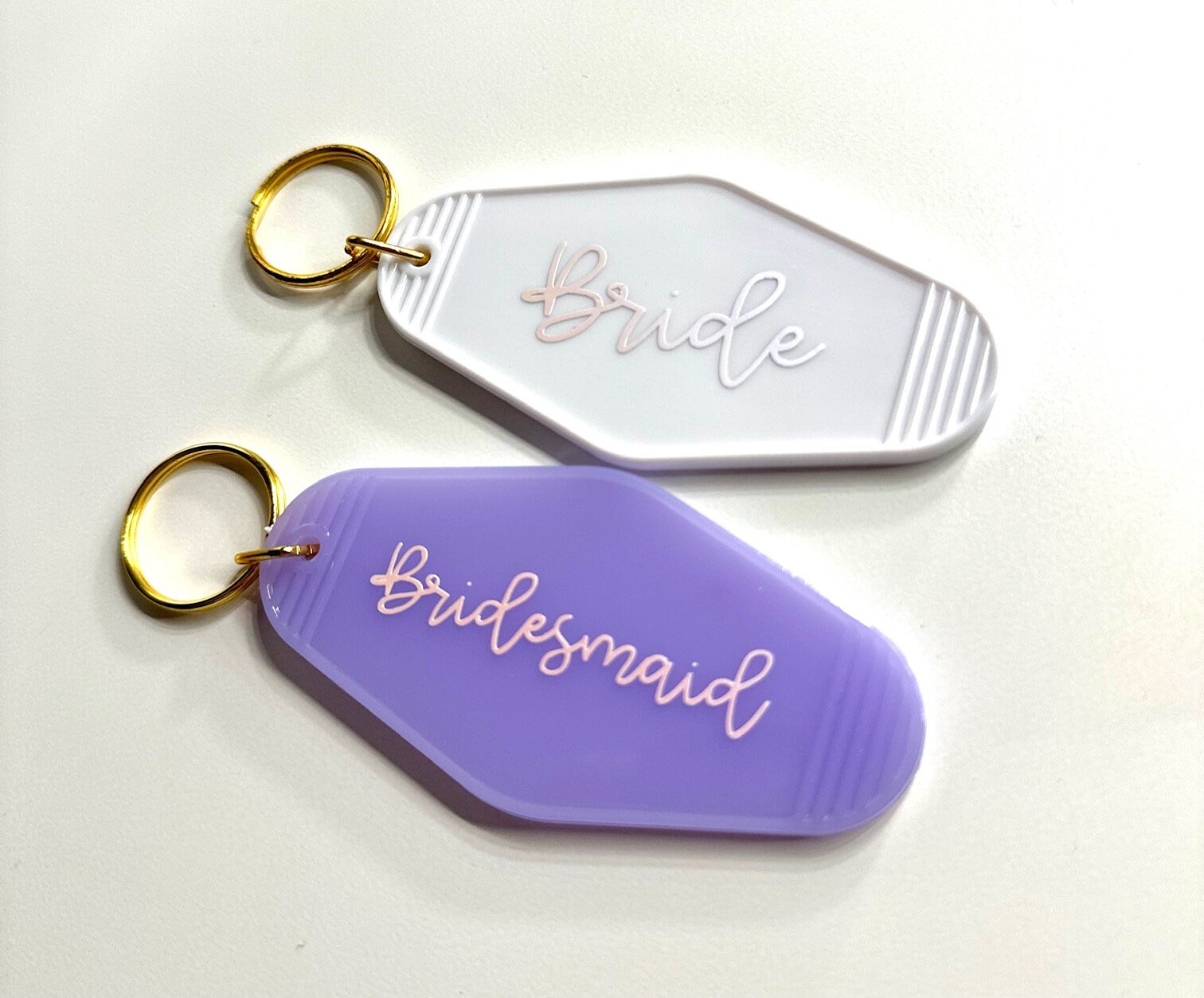 Bridal Keychain, Car Keychain, Gift for Bride, Gift for Bridesmaid, Motel Keychain, Bridesmaid Keychain, Cute Keychain, Party Favor